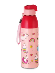 Cello Kidzbee Uranus 600 Pink Parade Cold Insulated Kids Bottle with 3D Print 540ml