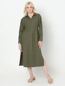 Vero Moda Shirt Midi Dress