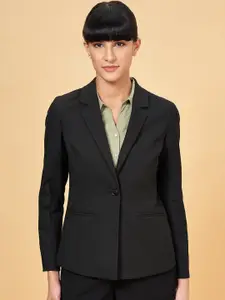 Annabelle by Pantaloons Notched-Lapel Collar Single-Breasted Formal Blazers