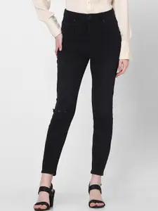Vero Moda Women Skinny Fit Slash Knee Stretchable Jeans
