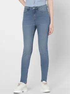 Vero Moda Women Skinny Fit Light Fade Stretchable Jeans
