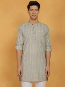 VASTRAMAY Woven Design Cotton Kurta