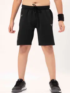 Technosport Boys SS'24 Mid-Rise Rapid-Dry Gym Sports Shorts