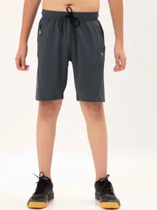 Technosport Boys SS'24 Mid-Rise Rapid-Dry Gym Sports Shorts