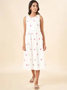 AKKRITI BY PANTALOONS Printed Fit & Flare Midi Dress