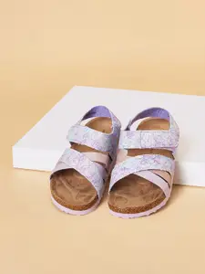 Pantaloons Junior Girls Embellished Open Toe Flats