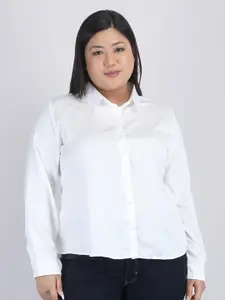 SHAYE Plus Size Women Button-Down Casual Shirt