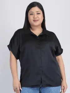 SHAYE Plus Size Solid Comfort Casual Shirt