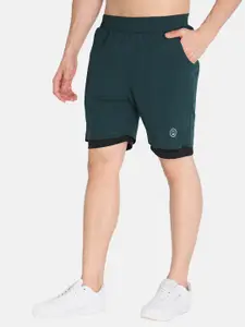 CHKOKKO Men Mid-Rise Sports Shorts