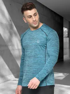 CHKOKKO Round Neck Long Sleeves Regular Fit T-shirt