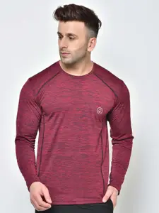 CHKOKKO Round Neck Short Raglan Sleeves Sports T-shirt