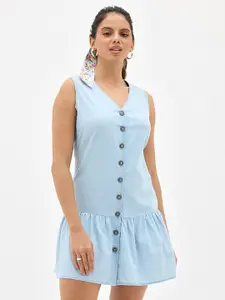 Virgio Drop-Waist Mini Dress