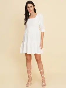 HOUSE OF KKARMA Tiered Fit And Flare Dress