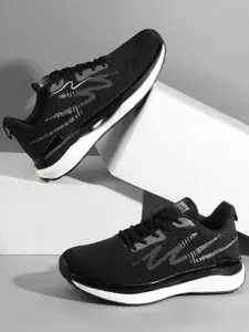 The Roadster Lifestyle Co. Men Black Textured Running Sports Shoes