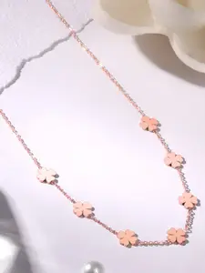 ASMITTA JEWELLERY Rose Gold Plated Necklace