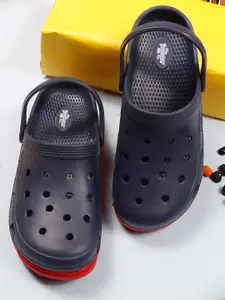 The Roadster Lifestyle Co. Men Navy Blue Self Design Clogs
