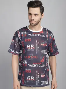 MACK JONNEY Printed Round Neck T-shirt