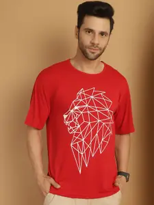 MACK JONNEY Printed Round Neck T-shirt