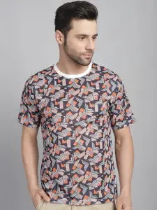 MACK JONNEY Printed Round Neck T-shirt