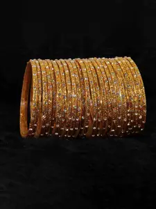 LAVAZZA Set Of 24 Crystal-Studded Bangles