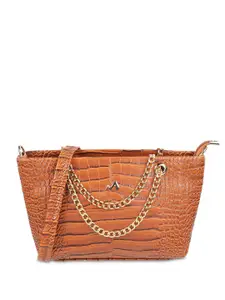 Metro Animal Textured Structured Satchel
