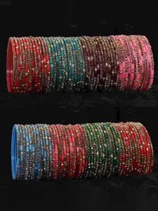 LAVAZZA Set of 96 Stone Studded Bangles