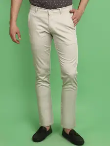 V-Mart Men Mid-Rise Cotton Trousers