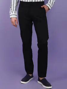 V-Mart Men Slim Fit Mid-Rise Cotton Trousers