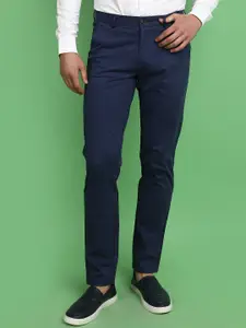 V-Mart Men Mid-Rise Cotton Slim Fit Chinos Trousers