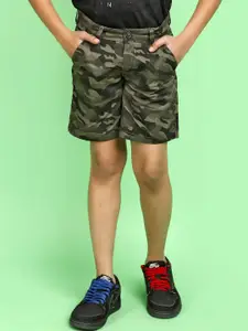 V-Mart Boys Camouflage Printed Shorts