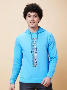 Being Human Typography Printed Hooded Pullover Sweatshirt