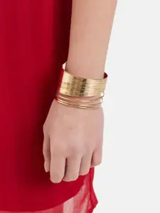 Kazo Gold Plated Cuff Bracelet