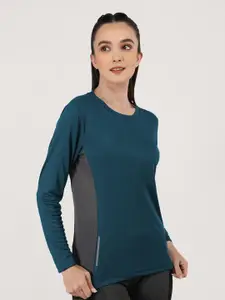 CHKOKKO Round Neck Full Sleeves Gym Sports T-Shirt