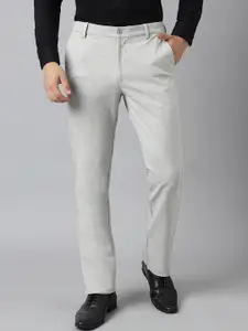 SUBTRACT Men 4 Way Stretch Flex Waist Slim Fit Formal Trousers