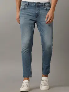 Voi Jeans Men Comfort Skinny Fit Clean Look Light Fade Stretchable Jeans