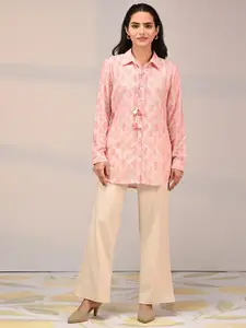 Lakshita Premium Tailored Fit Opaque Striped Cotton Casual Shirt