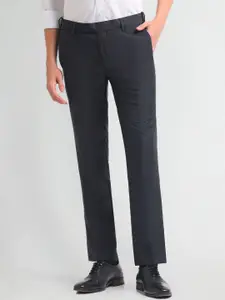 Arrow Men Slim Fit Twill Formal Trousers
