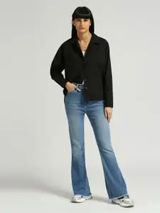 Pepe Jeans Spread Collar Long Sleeves Cotton Oversized Casual Shirt