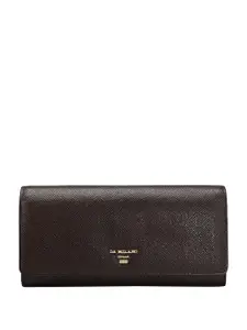 Da Milano Women Textured Leather Envelope Wallet