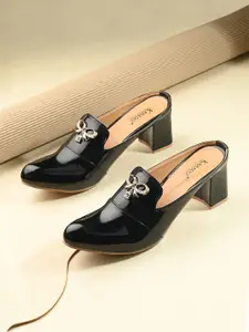 KARADDI Black Confortable & Lightweight Heels