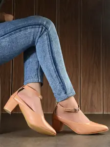 KARADDI Beige Confortable & Lightweight Heels