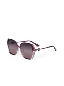 HASHTAG EYEWEAR Women Square Sunglasses with Polarised and UV Protected Lens TZ-P-TT-8254