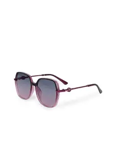 HASHTAG EYEWEAR Women Square Sunglasses with Polarised and UV Protected Lens TZ-P-TT-8257