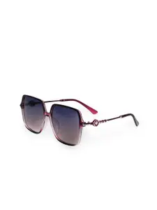 HASHTAG EYEWEAR Women Square Sunglasses with Polarised and UV Protected Lens TZ-P-TT-8256