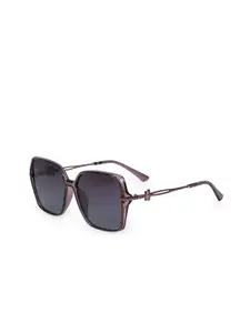HASHTAG EYEWEAR Women Square Sunglasses with Polarised and UV Protected Lens TZ-P-TT-8251