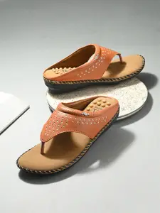 KARADDI Tan Confortable & Lightweight Flats