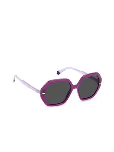 Polaroid Women Round Sunglasses With UV Protected Lens