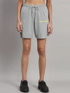 GRIFFEL Women High-Rise Regular Fit Cotton Shorts