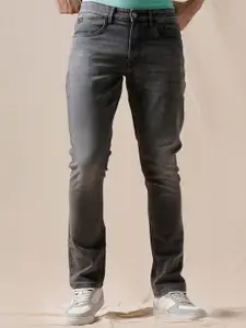 WROGN Men Comfort Straight Fit Heavy Fade Jeans