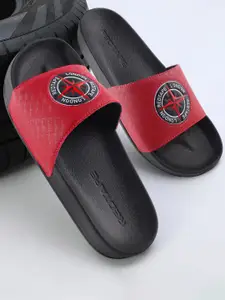 Red Tape Men Printed Sliders